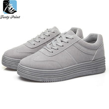 Feminino Grey Tennis Shoes For Women | Feety Print