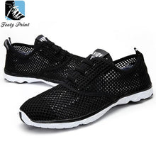 Black Casual Breathable shoes For Men | Feety Print