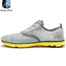 Grey/Yellow Casual Breathable shoes For Men | Feety Print